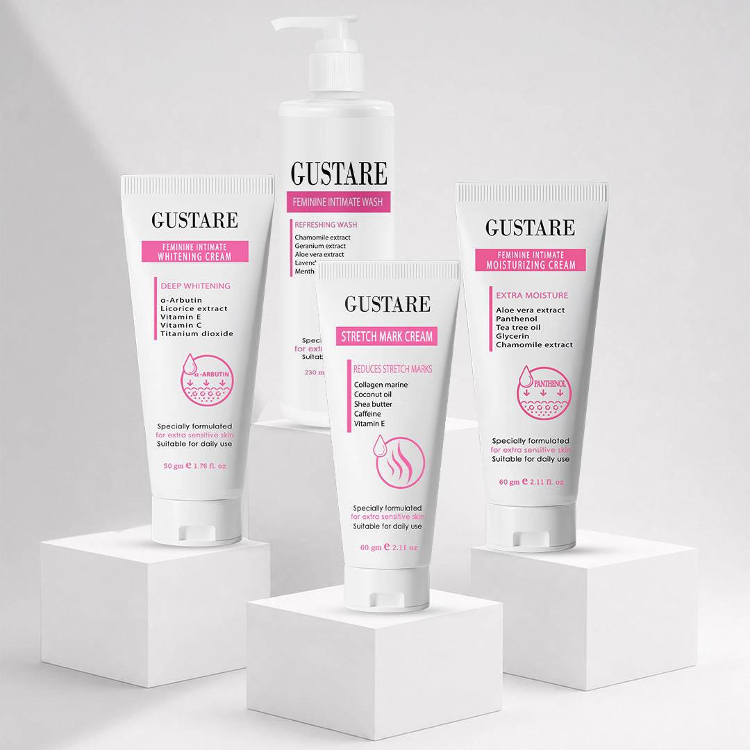 Feminine Bundle + Stretch Mark Cream -المجموعة النسائية كاملة + كريم علامات التمدد