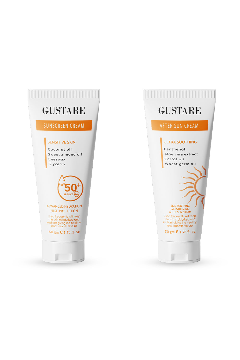 GUSTARE Sun Care Duo – Protect & Soothe