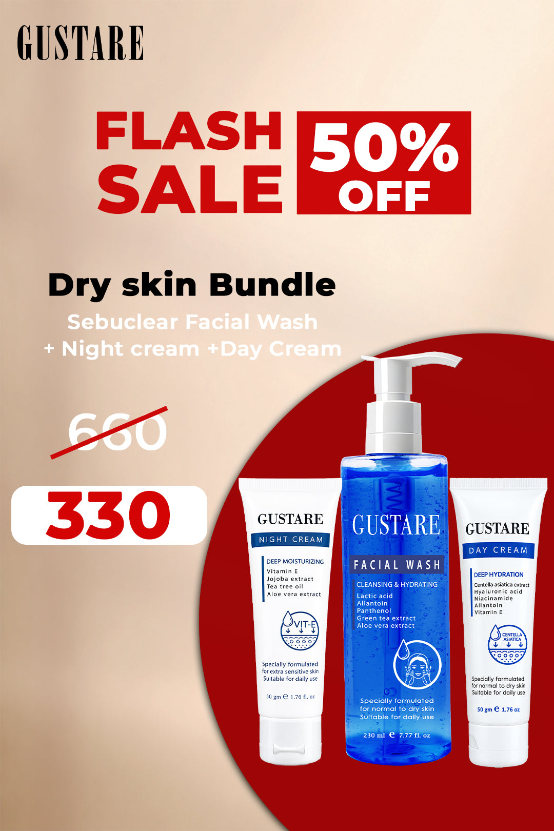 Dry Skin Routine - روتين البشرة الجافة